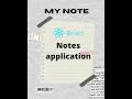 I made a simple Notes application with React