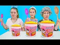 Download Lagu Big, Medium and Small Food Challenge by Ruby and Bonnie