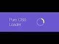 Pure CSS snake loader