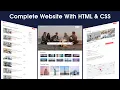 Create Travel Website Design Website Design Like Airbnb Using HTML And CSS