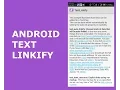 ANDROID TEXT LINKIFY