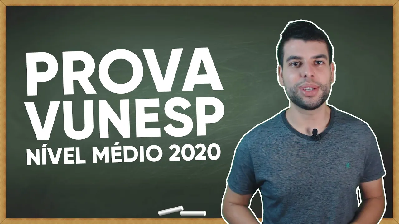 PROVA VUNESP MATEMÁTICA - Prefeitura de Ferraz de Vasconcelos - GCM - Nível Médio
