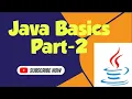Basics of Java Part-2 Constructor