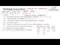 CFA Level 2 - Multiple Regression Part 1 Quantitative Methods