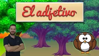 El adjetivo.  Lengua en primaria. Aprendo y me divierto con Miguel y sus amigos