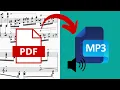 Convert Any PDF SHEET MUSIC into FILE Instantly For Free