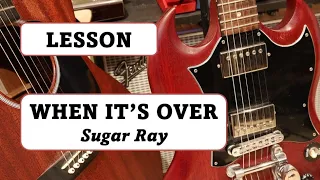 Download When It's Over Sugar Ray Guitar Tutorial/Lesson by Ed Hickey MP3