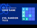 Popping Random Tiles 2048 Game React Native Windows