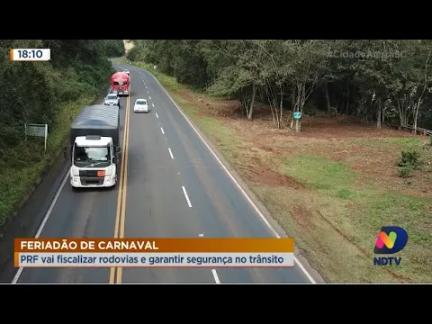 PRF reforça fiscalização nas rodovias para garantir segurança no feriado de Carnaval