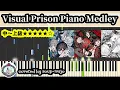 Download Lagu 【中～上級】アニメ「ヴィジュアルプリズン」ピアノメドレー 4曲／楽譜配信中／Visual Prison Piano Medley