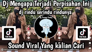 dj mengapa terjadi perpisahan ini dj rindu serindu rindunya sound fyp tiktok yang kalian cari nie
