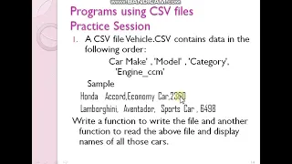 Python Data File Handling CSV File Part 3