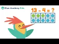 Subtracting with Ten Frames How to Subtract Khan Academy Kids