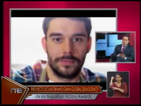 Proyecto ecuatoriano gana Global Democracy de los Napolitan Victory Awards