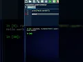 Hello world program