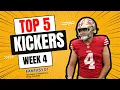 Top 5 Kicker Rankings for Week 4 2023 Fantasy Football