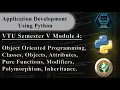 Application Development Using Python VTU 5th SEM VTU Module 4 18CS55