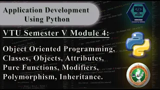 Application Development Using Python VTU 5th SEM VTU Module 4 18CS55