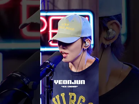 suddenly we’re craving some “ice cream” 🍦😋 @TXT_bighit #genius #openmic #yeonjun