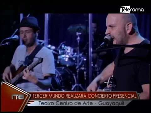 Tercer Mundo realizará concierto presencial teatro Centro de Arte - Guayaquil