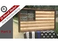 American Flag Display Case Part 3 Trump Money woodworking