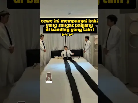 cewek ini mempunyai kaki yang sangat panjang di banding yang lain🤩⁉️