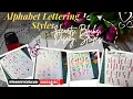 4 Easy Alphabet Lettering Styles Heart Block Disney Striped Ideas for Journals Notes