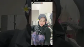 afifah alazam live tanpa bh 