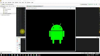Drawing Android logo using Python