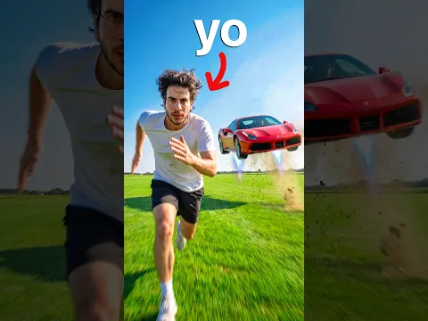 Competí con un carro volador.