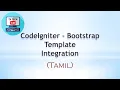 CodeIgniter - Bootstrap Template Integration
