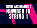 Python Problem Number in string 1 Grand Assignment 4 Python Coding Debugging Nxtwave CCBP