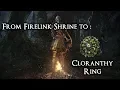 Cloranthy Ring Location From Firelink Shrine - DS Remastered