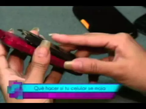 Qué hacer si tu celular se moja