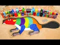 Download Lagu How to make Rainbow American Beaver with Orbeez, Coca Cola bucket, Fanta, Chupa Chups vs Mentos