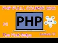 Php Full Course 2020 1 The First Steps 7 Using Dynamic Data