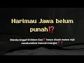 Lagu Harimau Jawa tinggal didalam Goa‼️