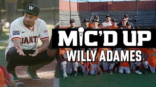 Willy Adames Surprises Youth Baseball Players in San Francisco Mic d Up