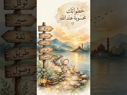 خطواتك محسوبة عند الله ♡
