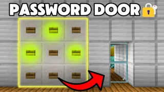 Minecraft Password Door for Bedrock and Java 1 21 Tutorial
