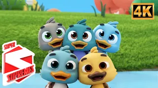 Five Little Ducks Went Swimming | Fun Nursery Rhyme & Kids Song