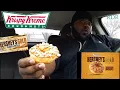 Krispy Kreme NEW Hershey Gold Doughnut Review