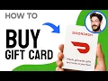 How to BUY a DoorDash Gift Card Step by Step