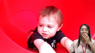 Too Cute to Handle - Baby Slide Compilation - FUNNY VIDEOS | Funny Vines