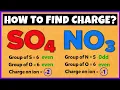 How to Find Charge on Polyatomic ions Easy Trick