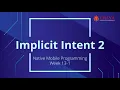 NMP 13-1 Implicit Intent 2