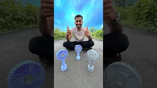 جعبه گشایی و تست سه عدد پنکه مینی ایستاده دندنها