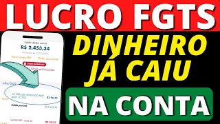 LUCRO DO FGTS 2022! SALDO JÁ AUMENTOU