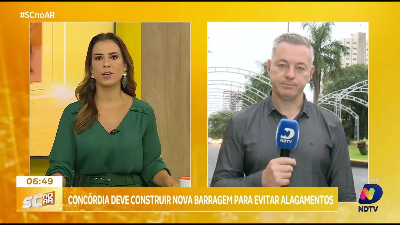 Construção de nova barragem em Concórdia visa evitar alagamentos