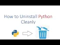 How To Uninstall Python